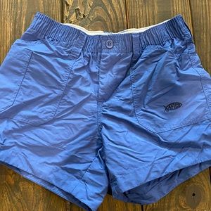 AFTCO blue small boating shorts